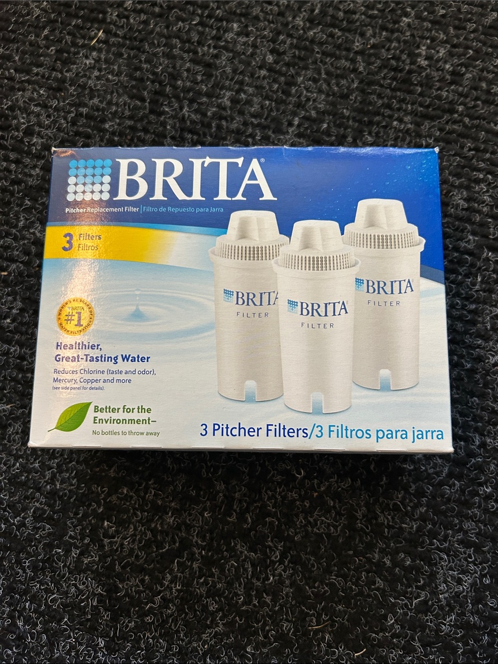 Brita White Pitcher Replacement Filters - 3 Pack